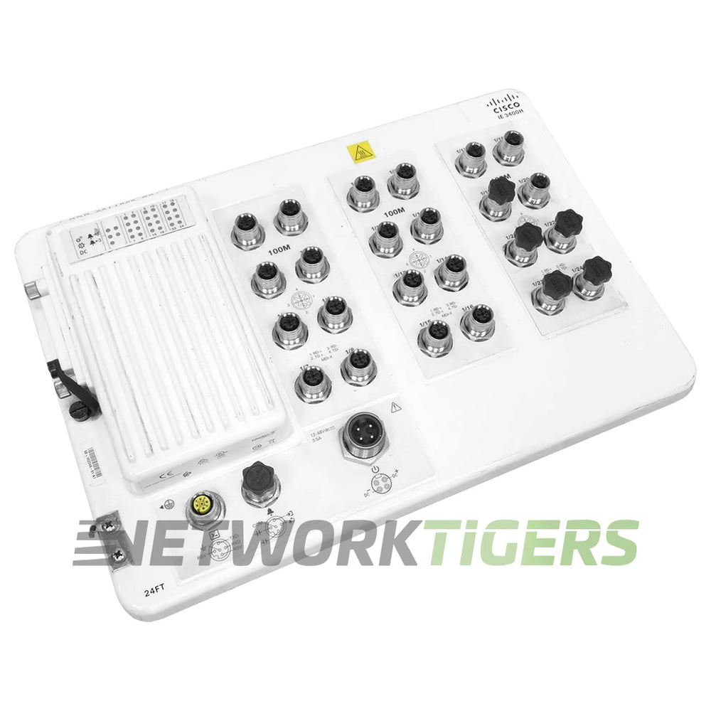 Cisco IE-3400H-24T-E Catalyst IE3400 Heavy Duty Series 24x 1GB M12 Switch