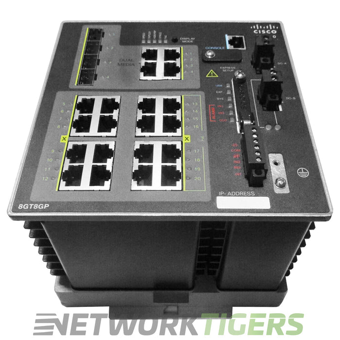 Cisco IE-4000-8GT8GP4G-E IE 4000 16x 1GB (8x PoE) RJ45 4x 1GB Combo Switch