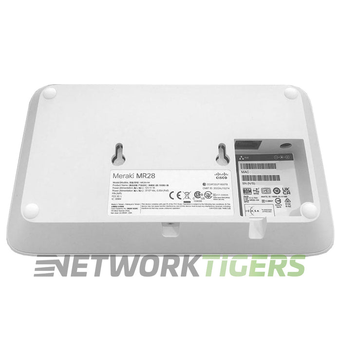 Cisco Meraki MR28-HW Cloud Managed 802.11ax Unclaimed Wireless Access Point