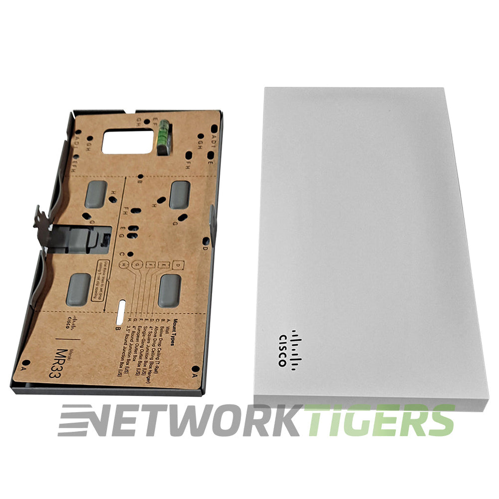 Cisco Meraki MR33-HW Cloud Managed Wi-Fi 5 802.11ac Internal Ant Unclaimed WAP