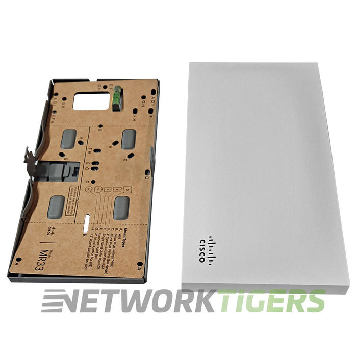 Cisco Meraki MR33-HW Wi-Fi 5 802.11ac Internal Antenna Unclaimed WAP w/ Mounts