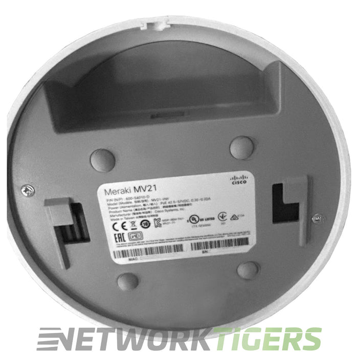 Cisco Meraki MV21-HW Cloud Managed Indoor Security Camera - UNCLAIMED
