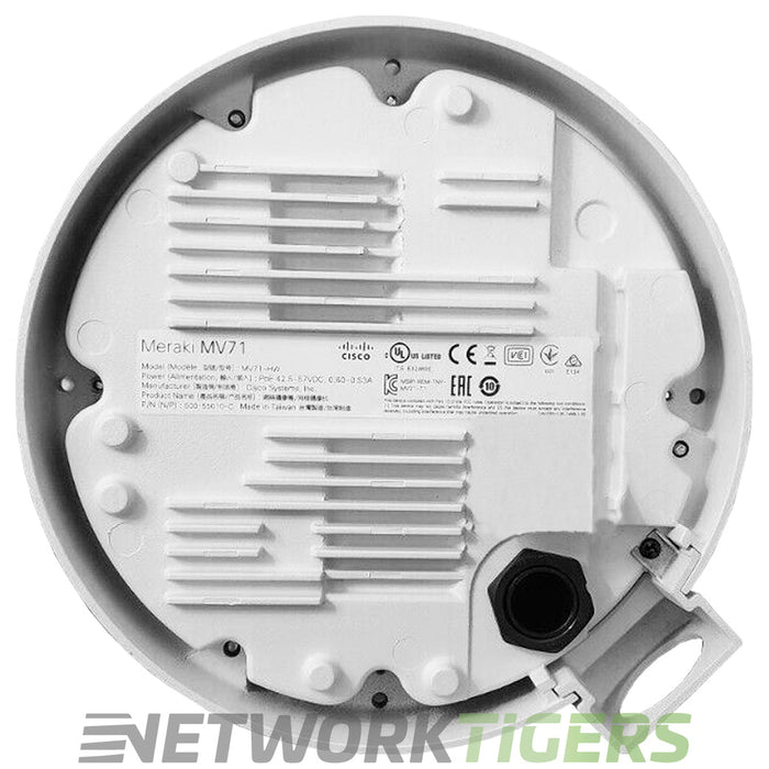 Cisco Meraki MV71-HW MV71 Cloud Managed Outdoor Security Camera - UNCLAIMED