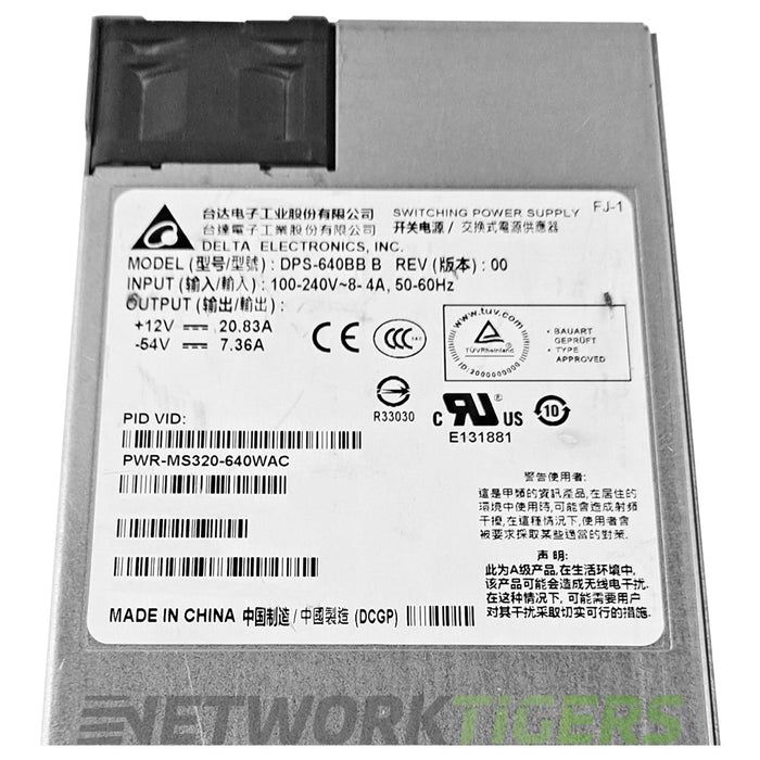 Cisco Meraki PWR-MS320-640WAC MS320 Series 640W AC Switch Power Supply
