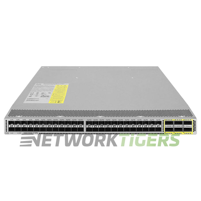 Cisco N3K-C3172PQ-10GE 48x 10GB SFP+ 6x 40GB QSFP+ Front-to-Back Airflow Switch