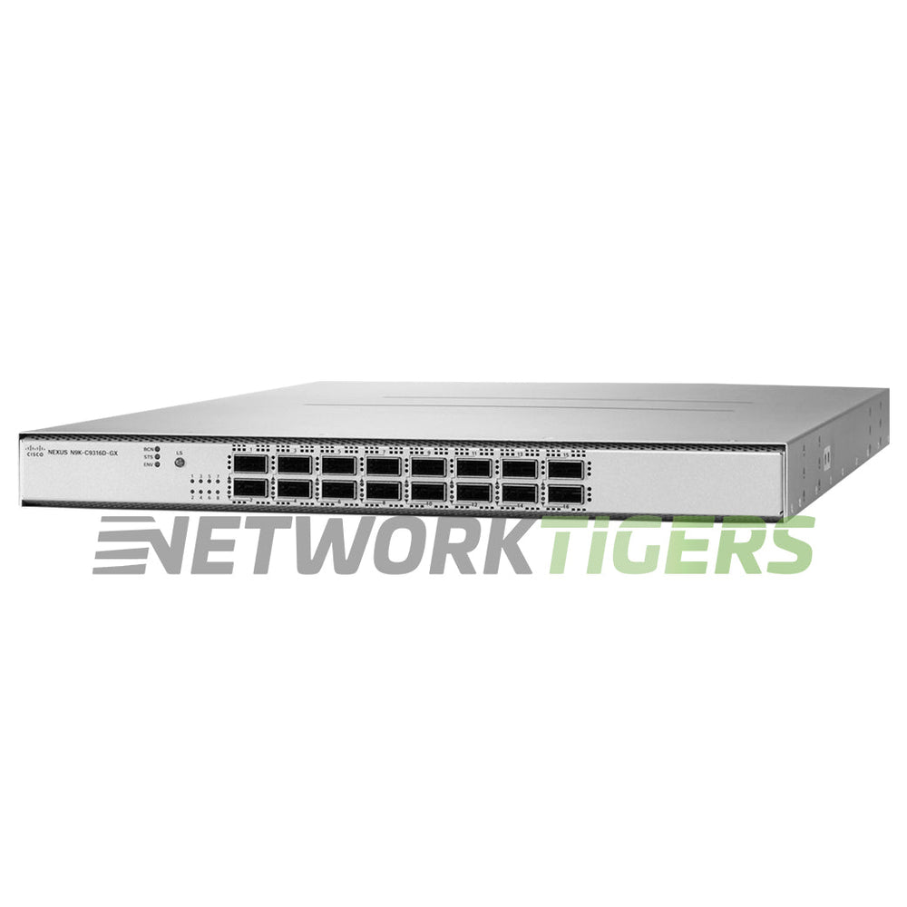 Cisco N9K-C9316D-GX Nexus 9300-GX 16x 400GB QSFP-DD B-F Airflow Switch
