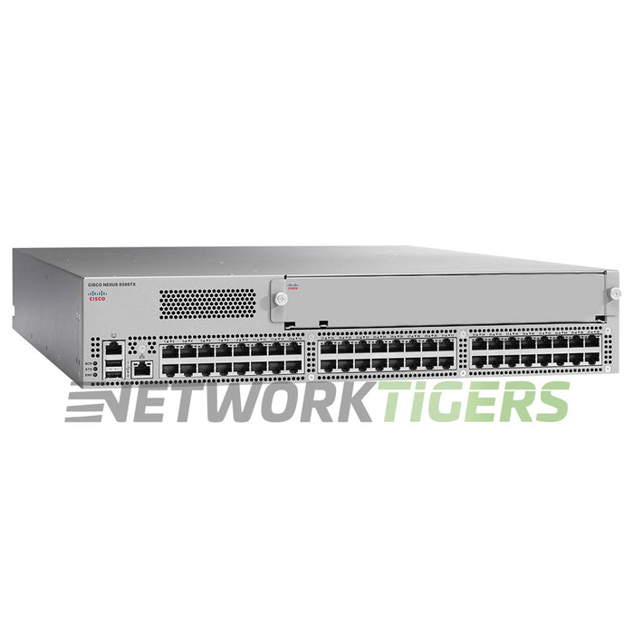 Cisco N9K-C9396TX Nexus 9300 48x 10GB RJ45 12x 40GB QSFP+ F-B Airflow Switch
