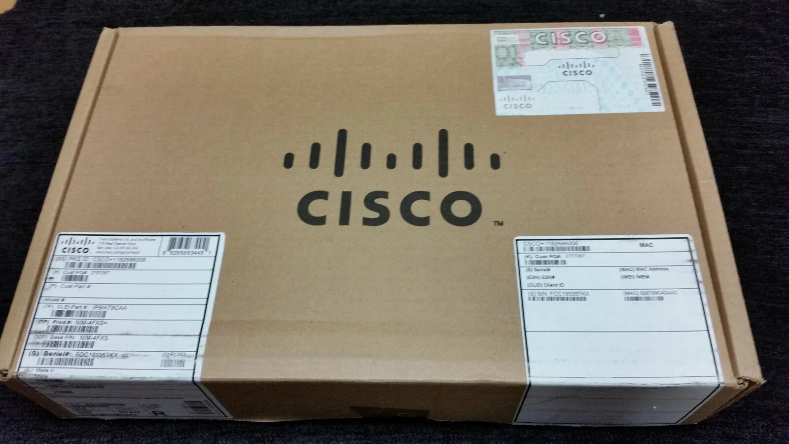 Cisco NIM-4FXS 4-port Network Interface Module 4000 Series ISRs 1934 Cisco