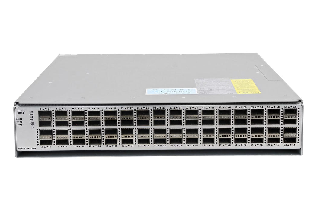 Cisco Nexus 9364C-GX 64-Port 400GbE QSFP-DD Layer 3 Managed Data Center Switch - N9K-C9364C-GX