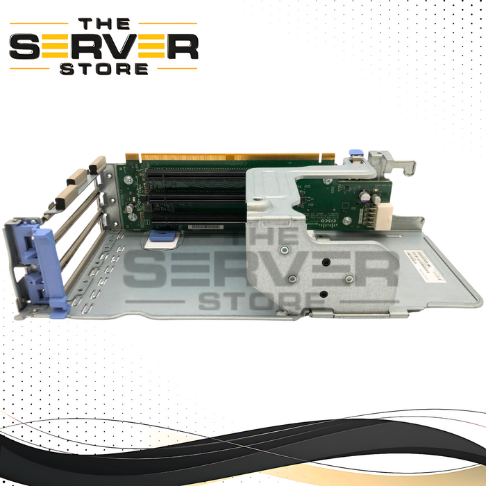 Cisco UCS C240 M5 Server Riser 2B Assembly with 3x PCIe Slots (2x8, 1x16) for GPU & Rear NVMe Support. P/N: 74-106069-01, 648.00V03.0011, 2U-Riser2B, 15592-1, UCSC-PCI-2B-240M5.