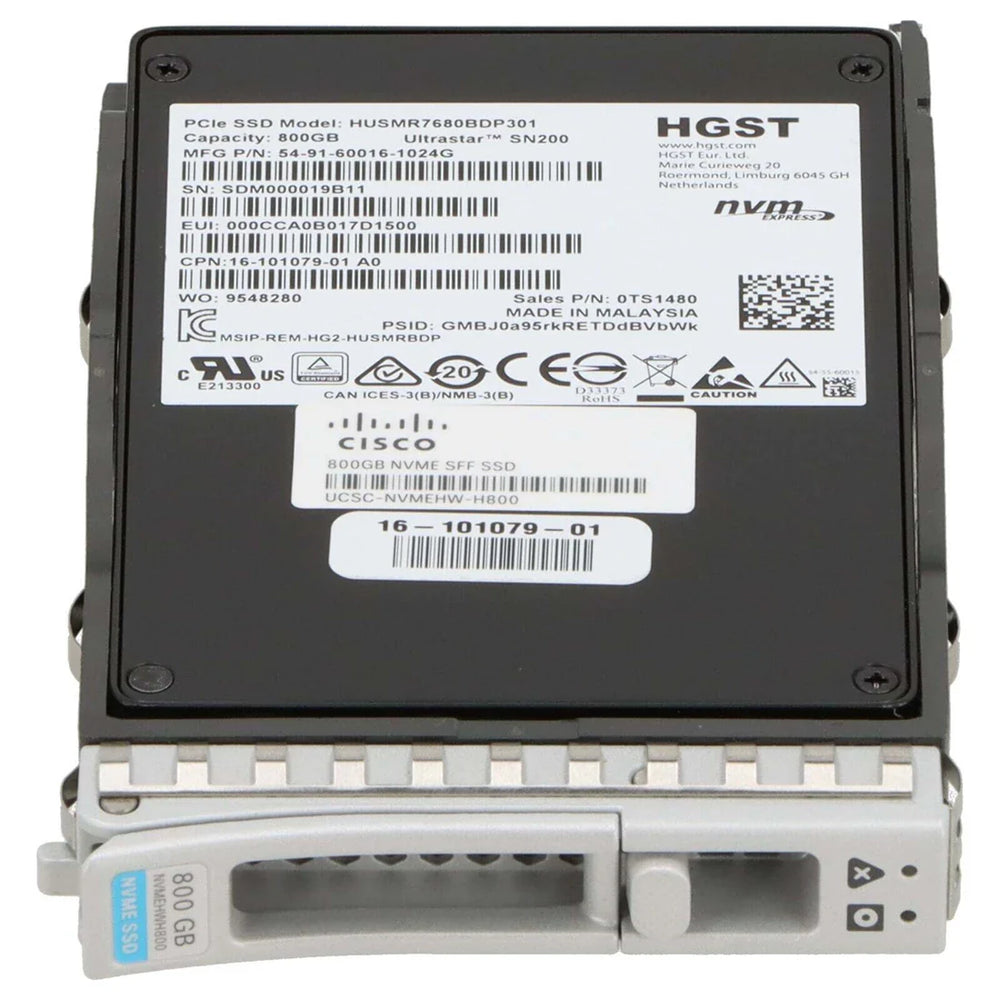 Cisco UCSC-NVMEHW-H800 800Gb Nvme Sff High Performance Ssd | USED