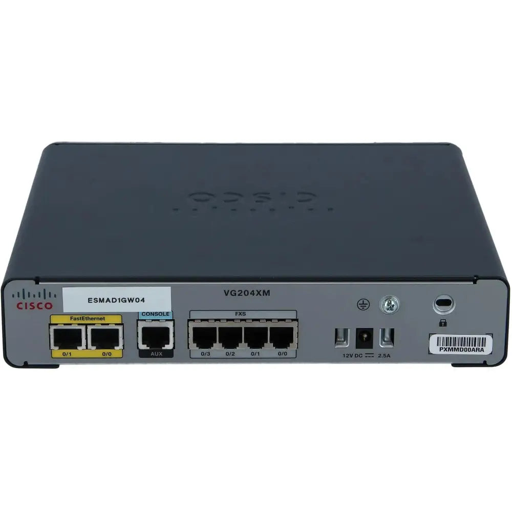 Cisco VG204XM 4-Port FXS Analog Voice Gateway VG204XM - Refurbished
