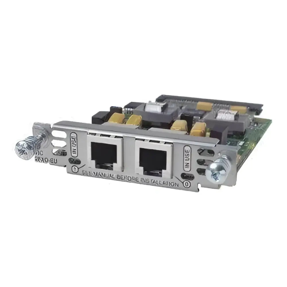 Cisco VIC-2FXS 2-Port FXS Voice Interface Card VIC-2FXS= - Refurbished