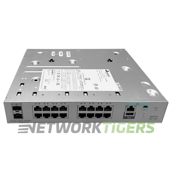 Cisco WS-C2960L-16TS-LL Catalyst 2960L 16x 1GB RJ-45 2x 1GB SFP Switch