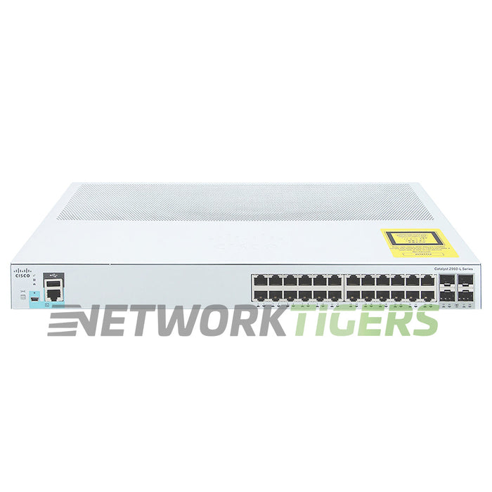 Cisco WS-C2960L-SM-24TS Catalyst 2960L 24x 1GB RJ45 4x 1GB SFP Switch