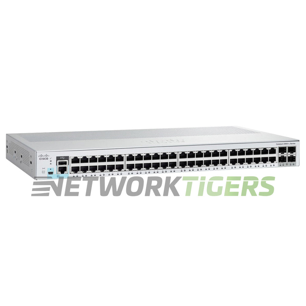 Cisco WS-C2960L-SM-48TQ Catalyst 2960L 48x GE RJ45 4x 10G SFP+ Switch