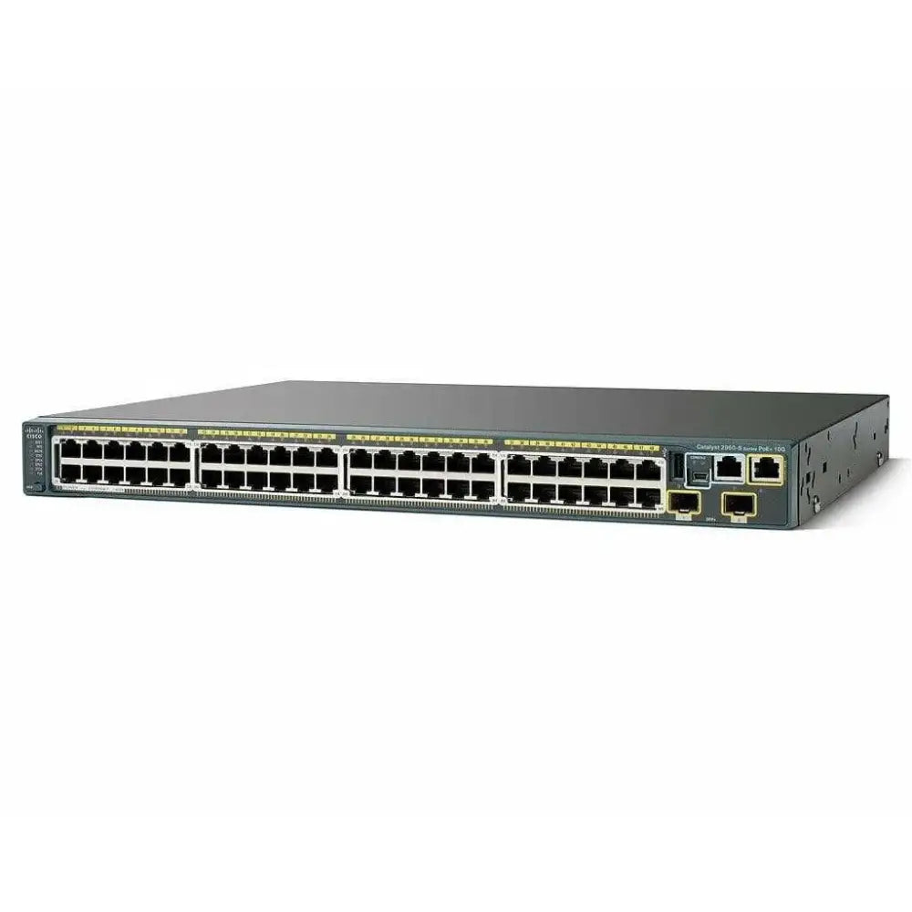 Cisco WS-C2960S-48LPD-L Catalyst 2960S 48-Port PoE+ 370W Switch 2x 10G SFP+ - Refurbished