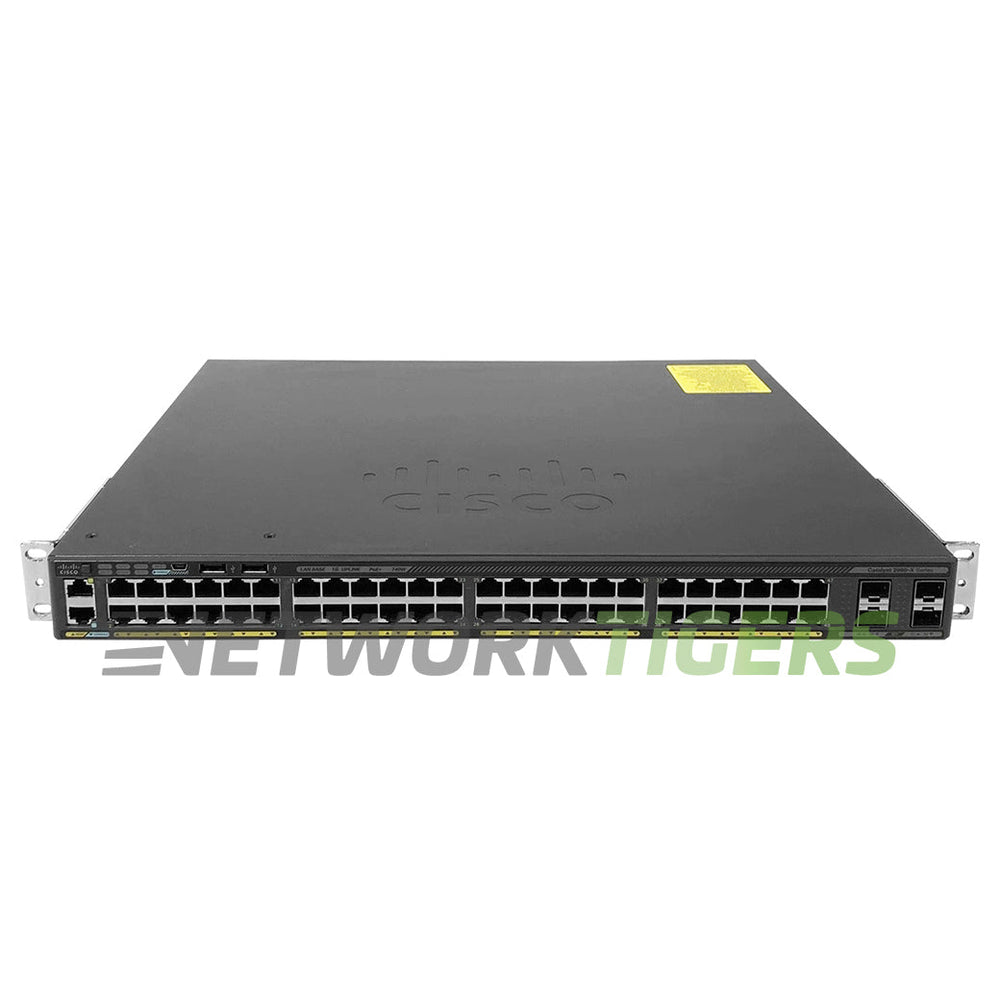 Cisco WS-C2960X-48FPS-L Catalyst 2960X 48x 1GB PoE RJ45 4x 1GB SFP Switch