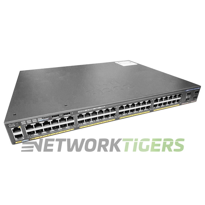 Cisco WS-C2960X-48LPS-L Catalyst 2960X 48x 1GB PoE+ RJ45 4x 1GB SFP Switch