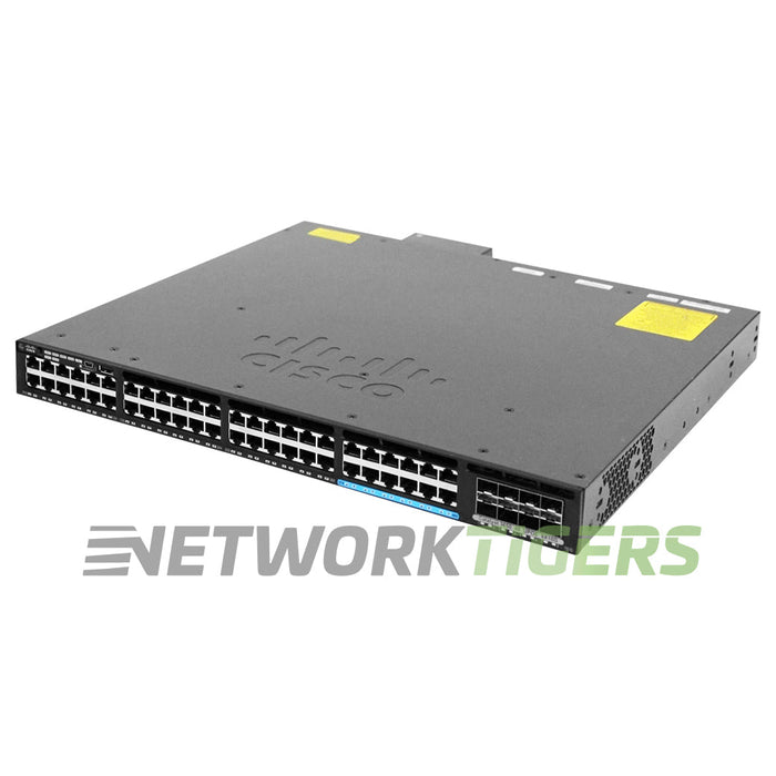 Cisco WS-C3650-12X48UR-S (36x 1GB 12x MultiGB) UPoE RJ45 8x SFP+ Switch