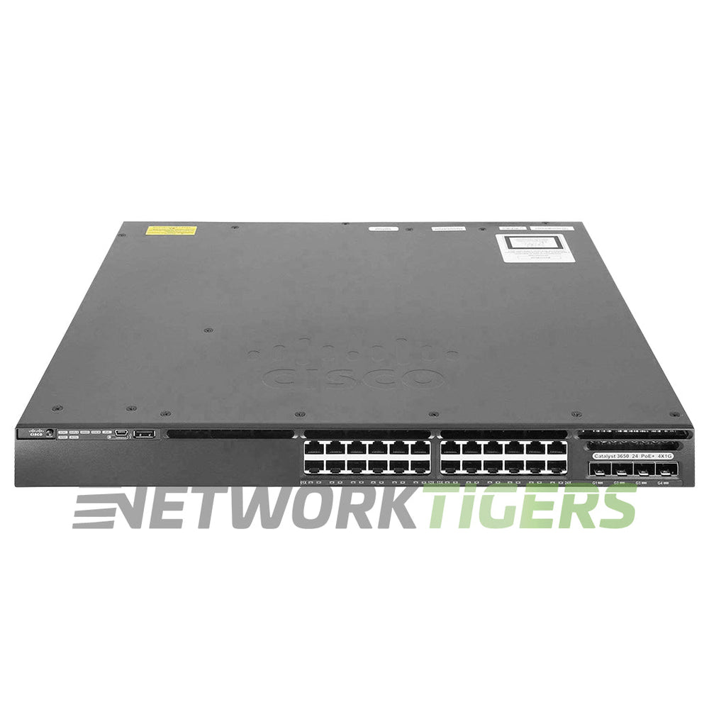 Cisco WS-C3650-24PS-S Catalyst 3650 Series 24x 1GB PoE+ RJ45 4x 1GB SFP Switch