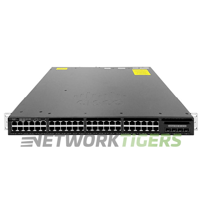 Cisco WS-C3650-48TQ-S 48x 1GB RJ45 4x 10GB SFP+ Switch