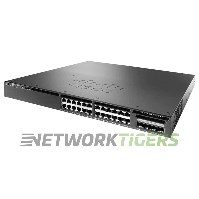Cisco WS-C3650-8X24UQ-E 16x 10GB Copper UPoE RJ45 8x MultiGB 4x SFP+ Switch