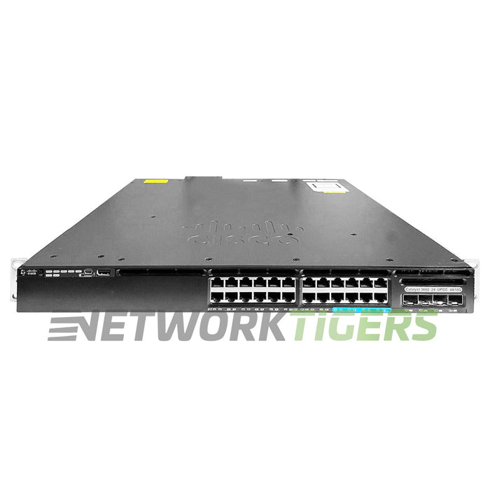 Cisco WS-C3650-8X24UQ-S Catalyst 3650 24x MultiGB UPoE RJ45 4x 10GB SFP+ Switch