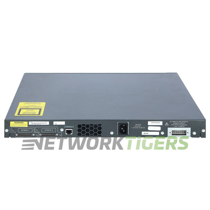 Cisco WS-C3750-24TS-S Catalyst 3750 24x Fast Ethernet RJ45 2x 1GB SFP Switch