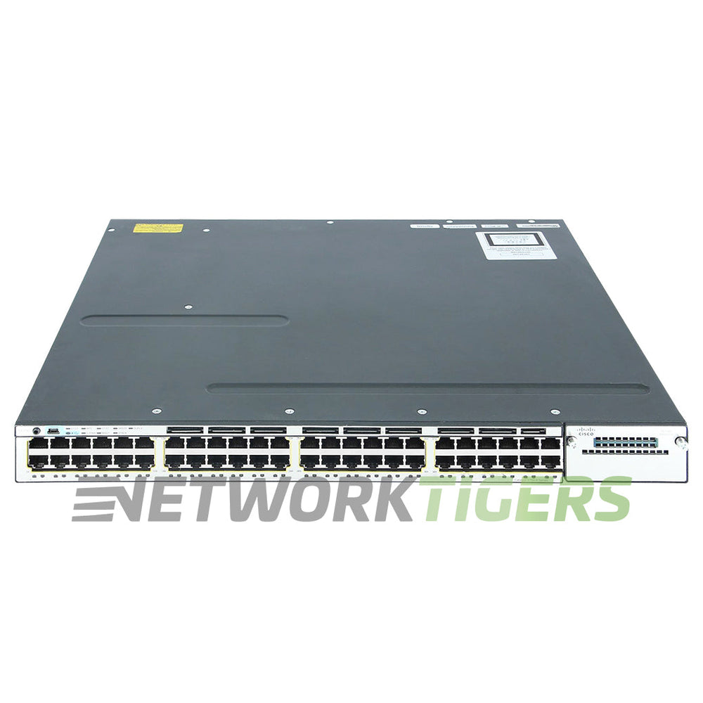 Cisco WS-C3750X-48P-L 48x 1GB PoE+ RJ45 1x Module Slot Switch