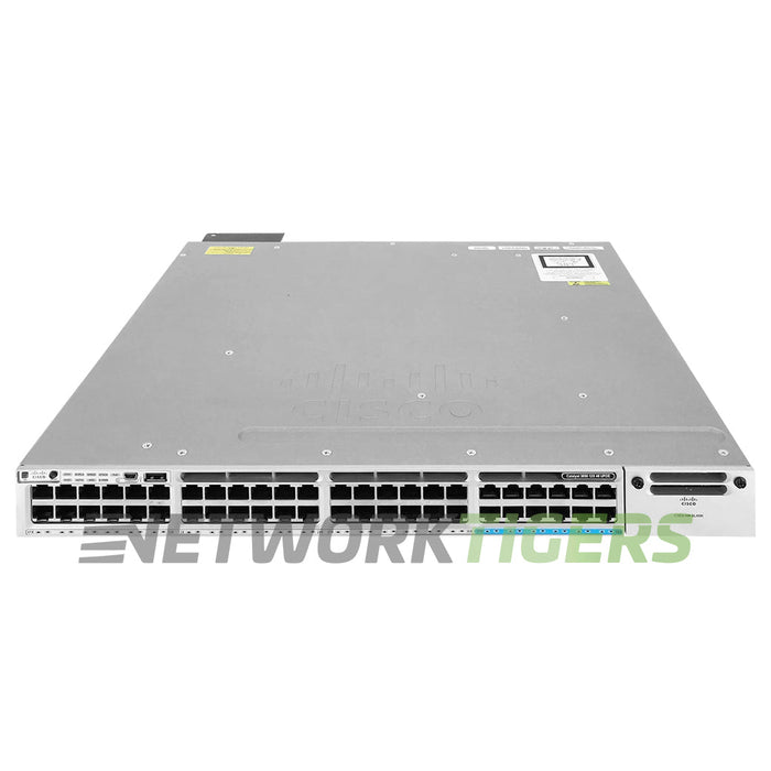 Cisco WS-C3850-12X48U-E 48x (12x MultiGB) UPoE RJ45 1x Mod Slot Switch