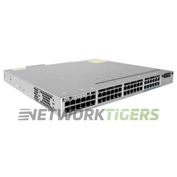 Cisco WS-C3850-12X48U-S 48x (12x MultiGB) UPoE RJ45 1x Mod Slot Switch
