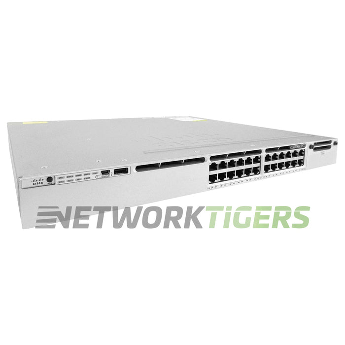 Cisco WS-C3850-24PW-S 24x 1GB PoE+ RJ45 Manages 5x APs 1x Module Slot Switch