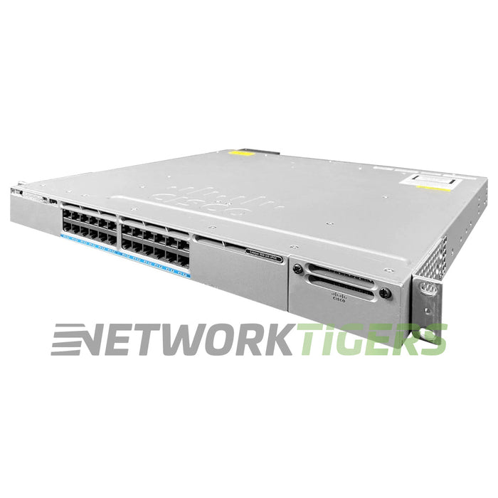 Cisco WS-C3850-24XU-S 24x MultiGB UPoE RJ45 1x Module Slot Switch