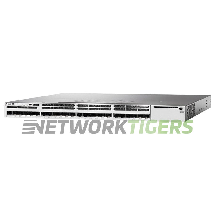 Cisco WS-C3850-32XS-E 24x 10GB SFP+ Switch w/ 8x 10GB SFP+ Module Included