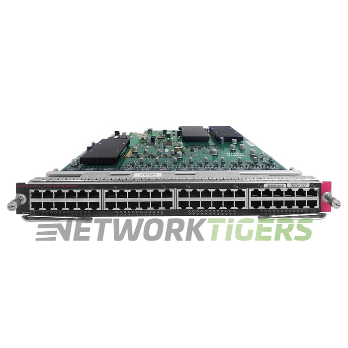 Cisco WS-X6148E-GE-45AT Catalyst 6500 48x 1GB PoE+ Switch Line Card