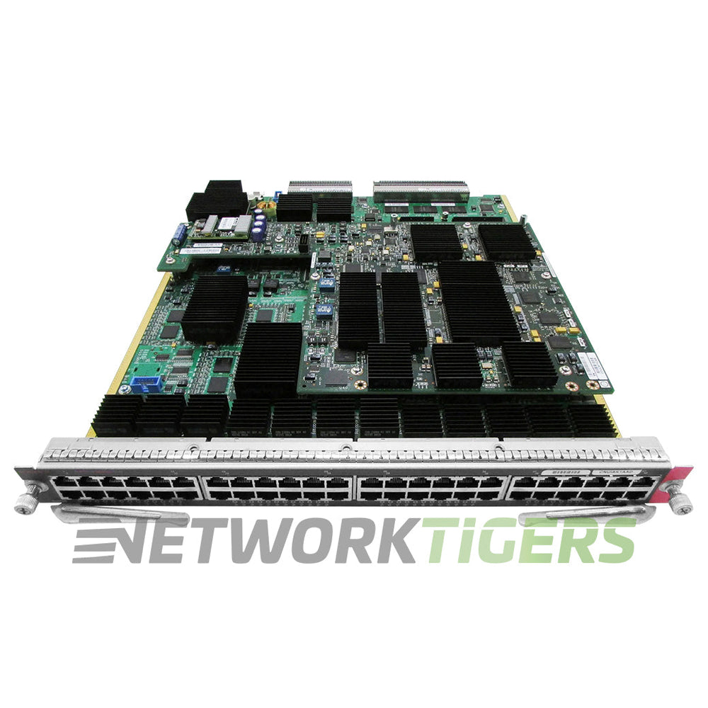 Cisco WS-X6748-GE-TX-3CXL 48x 1GB RJ45 Switch Line Card w/ WS-F6700-DFC3BXL