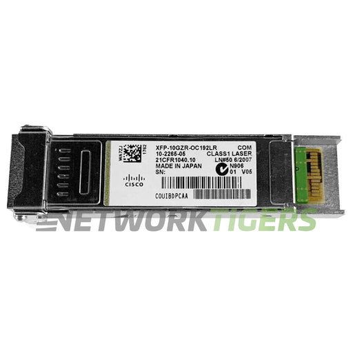 Cisco XFP10GZR192LR-RGD 10GB BASE-ZR 1550nm 80km DOM SMF XFP Transceiver