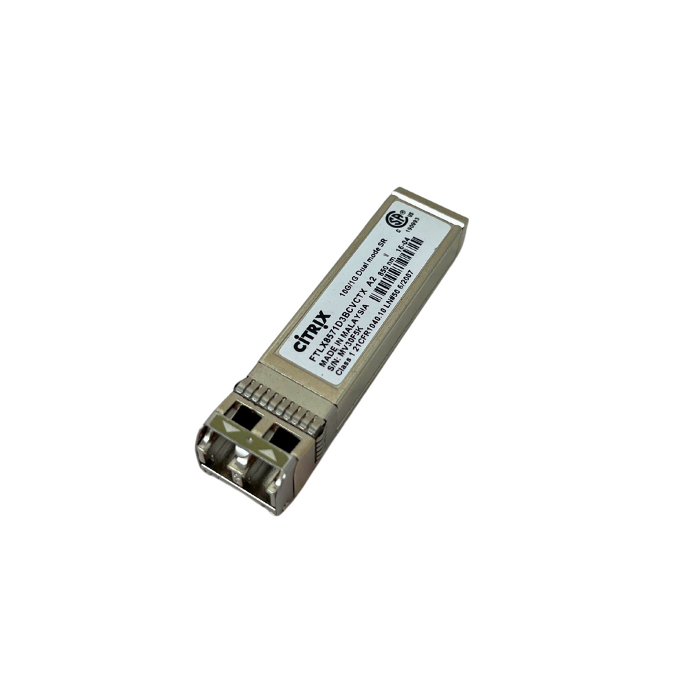 Citrix 10G/1G Dual Mode SR SFP+ 850nm Transceiver Module (FTLX8571D3BCVCTX)