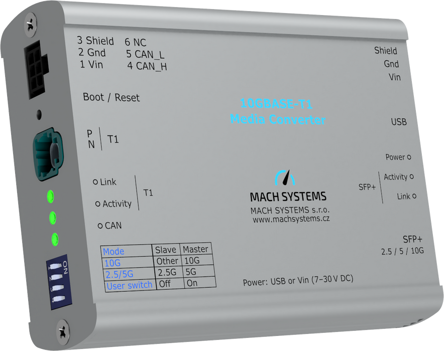 10GBASE-T1 Media Converter