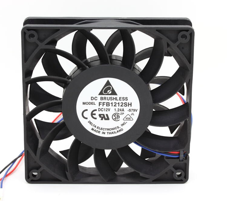 Delta FFB1212SH 120PCS 120x120x25mm 12V DC 1.24A Axial Cooling Fan
