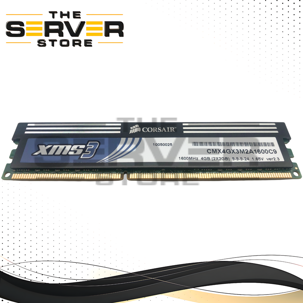 Corsair XMS3 2GB DDR3 1600MHz PC3-12800 CL9 Desktop RAM CMX4GX3M2A1600C9