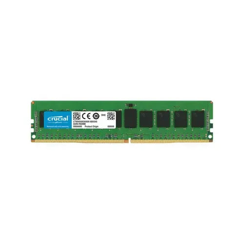 Crucial 64GB 2400MHz DDR4 PC4-19200 ECC Registered CL17 288-Pin Load Reduced DIMM 1.2V Quad Rank x4 Memory Module - CT64G4LFQ424A