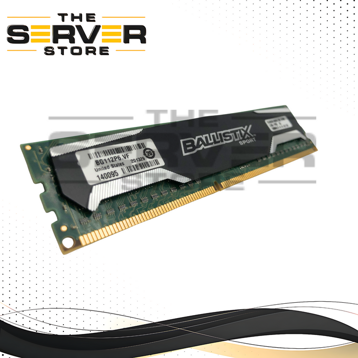 Crucial Ballistix Sport 4GB DDR3 1600MHz PC3-12800 RAM BLS4G3D1609DS1S00.16FMR