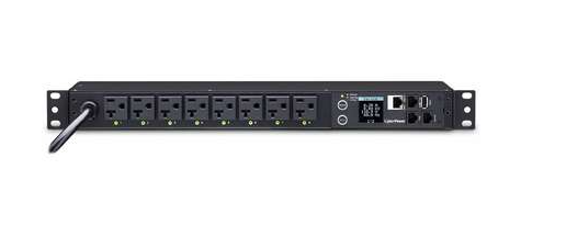 CyberPower PDU41002 Switched PDU, 20A 120V, 8-Outlet NEMA 5-20R, 3-Year Warranty, New