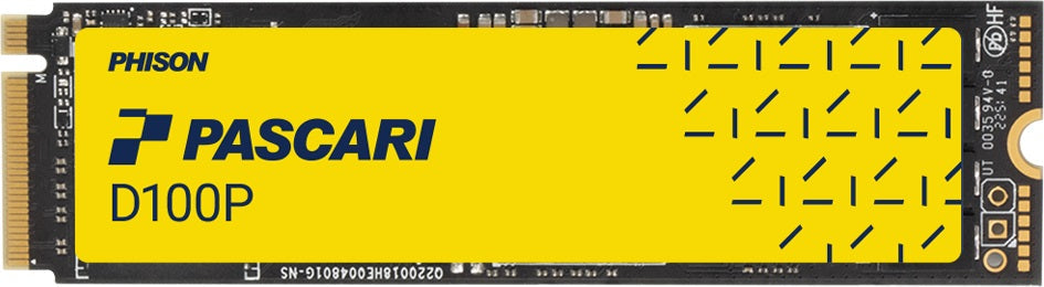 PHISON D1802K01480GP01512G00 Pascari D100P 480GB M.2 2280 PCIe 4.0 x4 NVMe 1.4 Internal SSD
