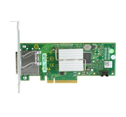 D687J - Dell 6GB Dual Port (EXTERNAL) PCI Express SAS NON-RAID Host Bus Adapter with Standard Bracket C