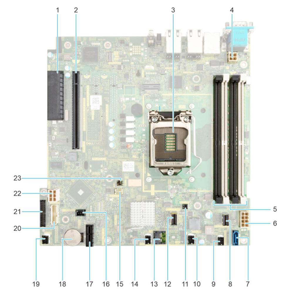 DC4N6 — System Board Motherboard | Dell PowerEdge R350