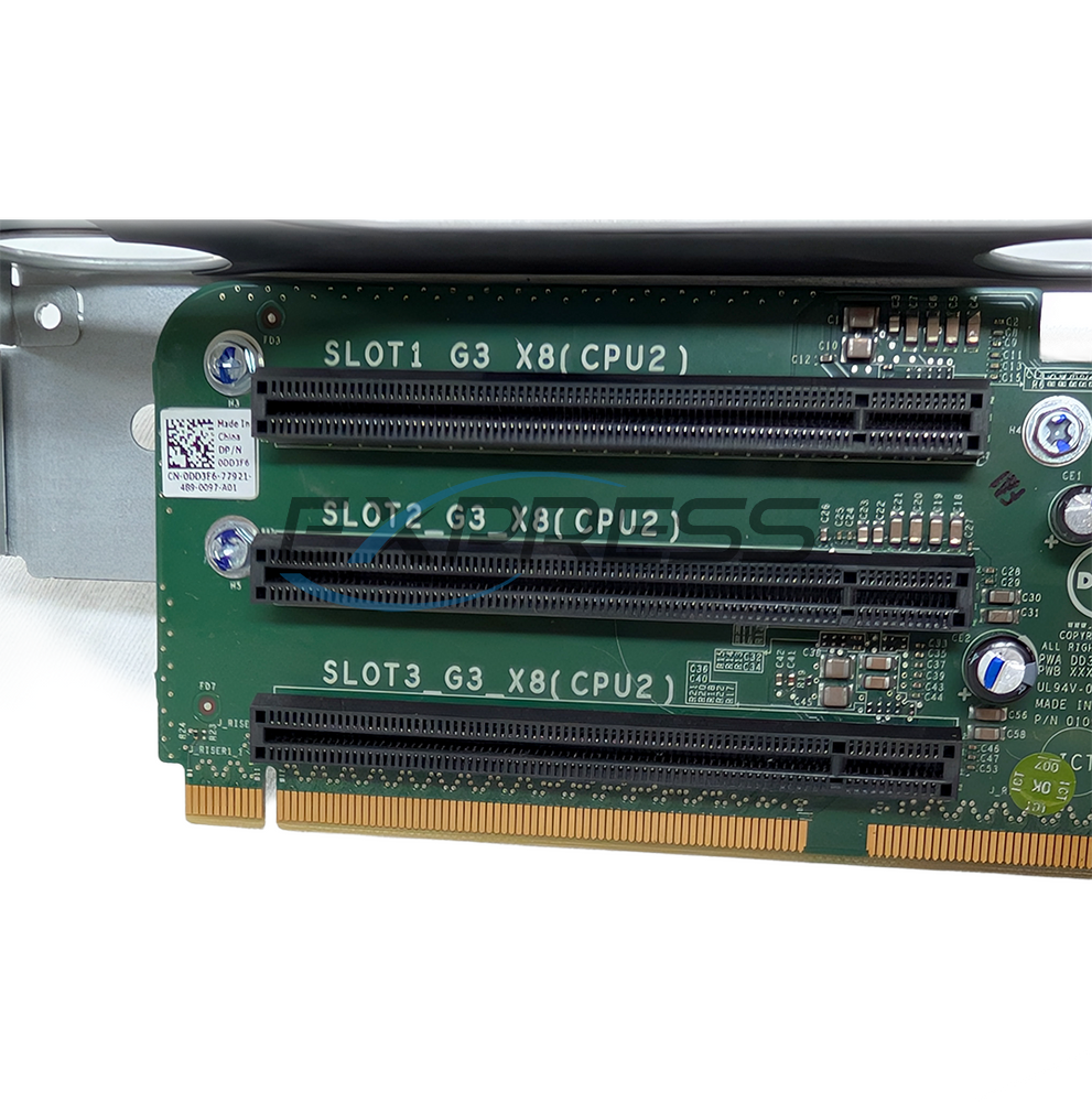 DD3F6 — 3X PCI-e Riser 1 Card | Dell PowerEdge R720xd