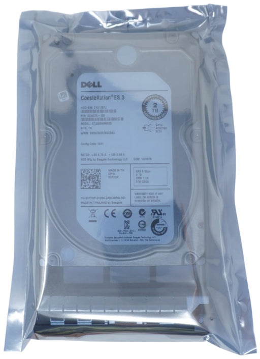 1P7DP — DELL 2Tb 7.2k 6Gb/s 3.5 SAS Hard Drive ST2000NM0023
